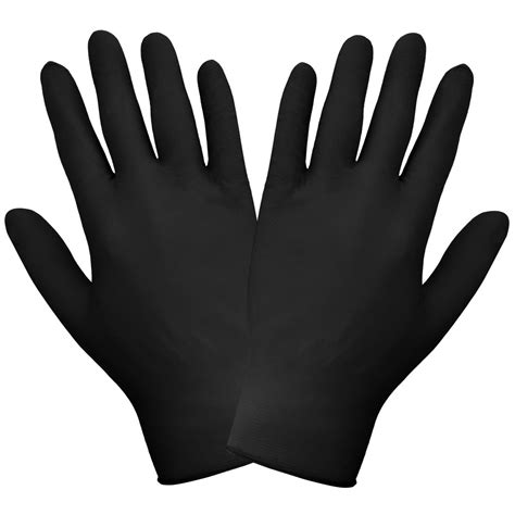 Black Nitrile Gloves Bulk - Box of 100 (X-Large) | Motor Supply Co