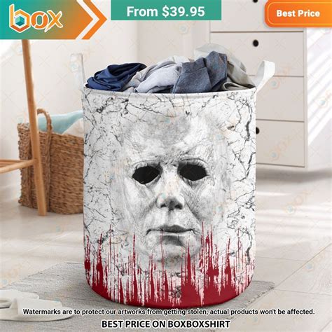 Michael Myers Halloween No Lives Matter Laundry Basket - Express your unique style with BoxBoxShirt