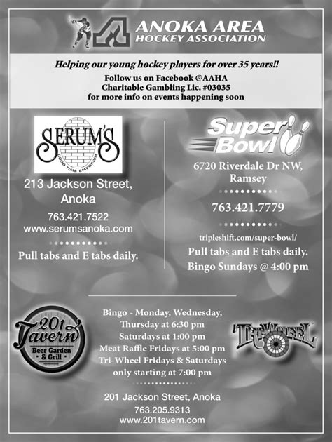 Helping Our Young Hockey Players For Over 35 Years!!, Anoka Area Hockey Association, Anoka, MN