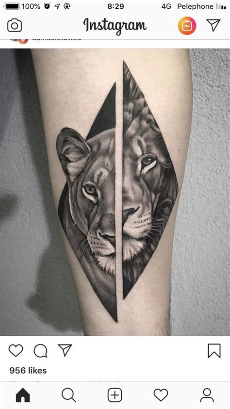 HugeDomains.com | Couple tattoos, Lioness tattoo, Cute couple tattoos