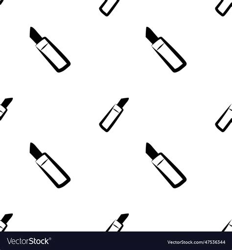 Lipstick seamless pattern Royalty Free Vector Image