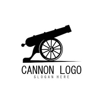 Premium Vector | Cannon and wheel icon vector isolated on white background cannonball military ...