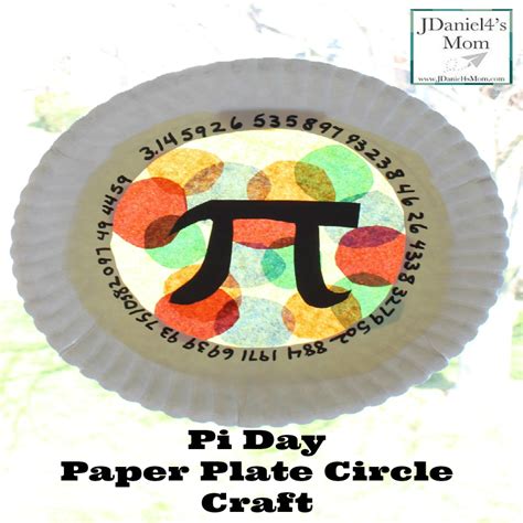 Pi Day Paper Plate Circle Craft - JDaniel4s Mom