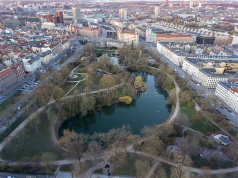 Orstedsparken in Copenhagen, Denmark Stock Image - Image of traditional ...