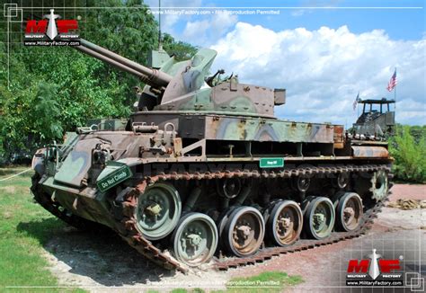 M42 (Duster) Tracked Self-Propelled Anti-Aircraft Gun (SPAAG) Vehicle