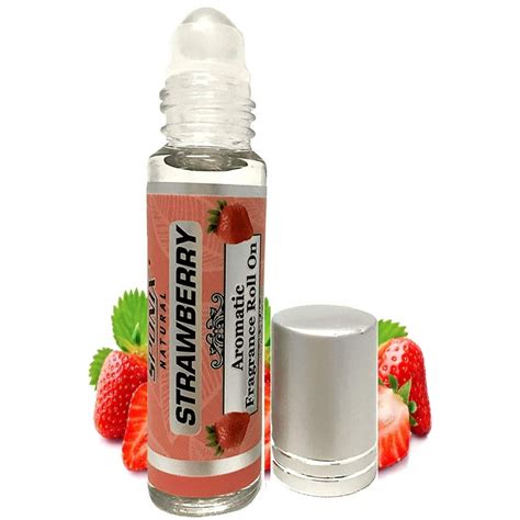 Roll on Aromatic Fragrance Oil Strawberry Scented Perfume Oil 10 ml by ...