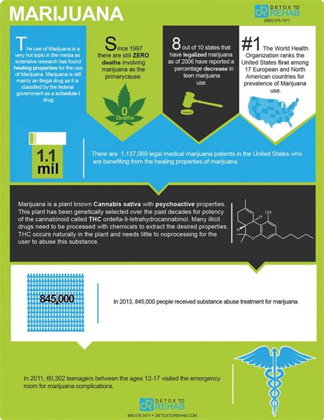 Marijuana Infographic - Detox To Rehab