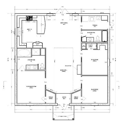 floorplan | Concrete house plans, House floor plans, Tiny house plans