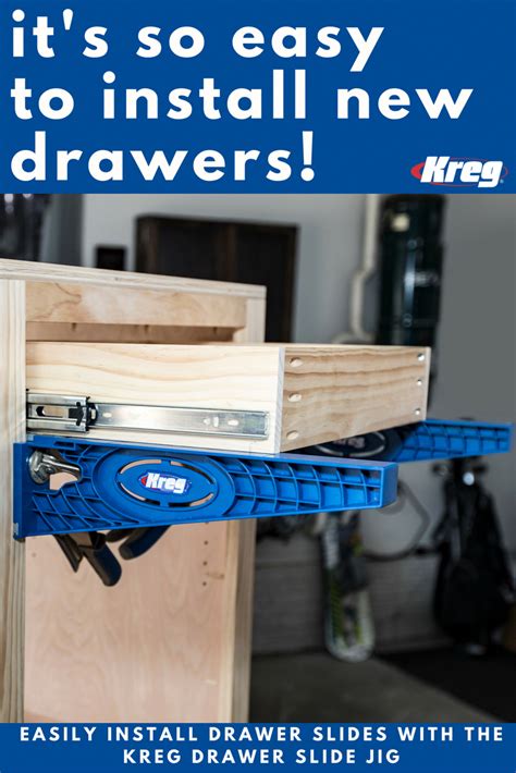 Kreg drawer slide #WoodworkingProjectsDresser | Woodworking jigs ...