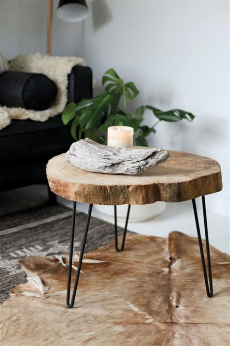 Pin by Kate Milvus on Home | Round wood coffee table, Handcrafted coffee table, Decor