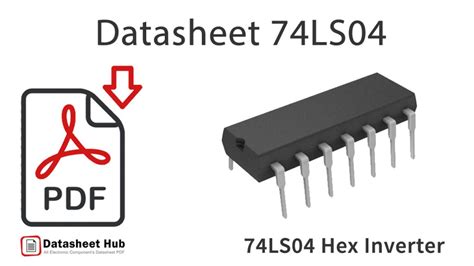 74LS04 Hex Inverter NOT Gate - Datasheet Hub