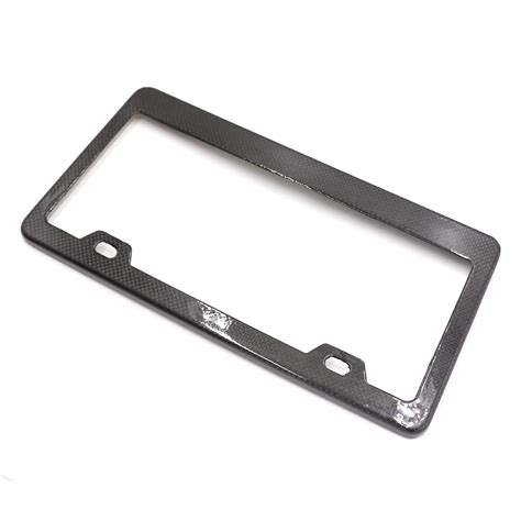 New License plate frame for American(USA)car, really Carbon General License Plate frame for ALL ...