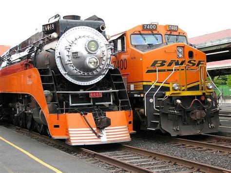 Sp Daylight & Bnsf 7400 | Train, Locomotive, Old trains