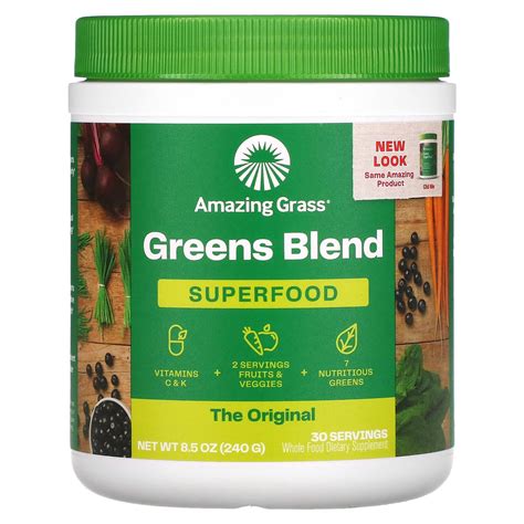 Amazing Grass, Green Superfood, The Original, 8.5 oz | HiLife Vitamins