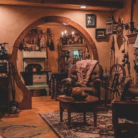 be at peace — voiceofnature: Hobbit’s Dream - On Airbnb | Hobbit house interior, Hobbit house ...