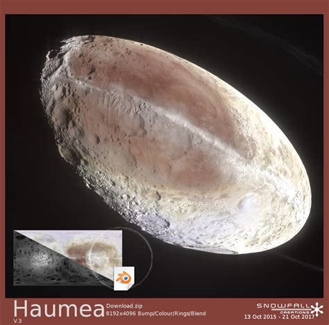 Haumea Artist's Impression v3 by Astra-Planetshine on DeviantArt