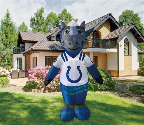 7' Air Blown Inflatable NFL Indianapolis Colt "Blue" Mascot