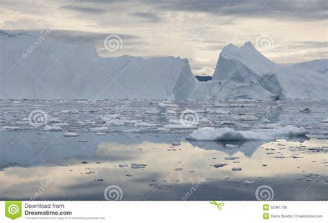 Ices and Icebergs of Polar Regions of Earth. Stock Photo - Image of ...