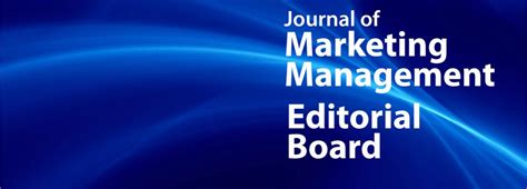 JMM Editorial Board - Journal of Marketing Management