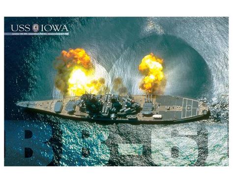 'USS Iowa Guns firing' Posters | AllPosters.com