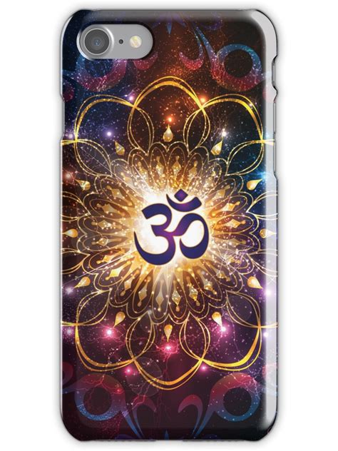 The higher power of Om - sacred geometry iPhone 7 Snap Case Om Symbol ...