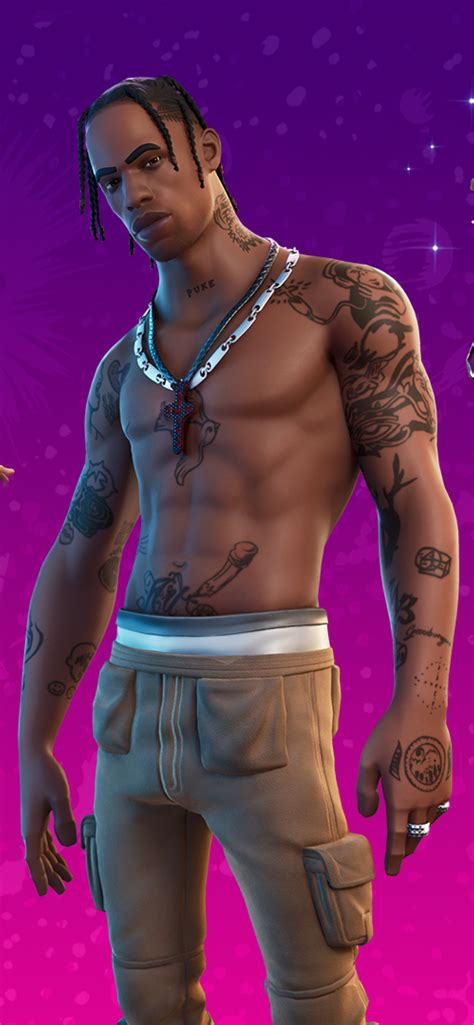 1242x2688 Resolution Travis Scott Fortnite Iphone XS MAX Wallpaper - Wallpapers Den