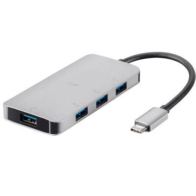 Monoprice Usb-c To Hdmi Usb | 4k@30hz, With Usb-c 100w Power Delivery ...