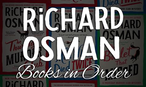 Richard Osman Books in Order [Complete Guide 11 Books]