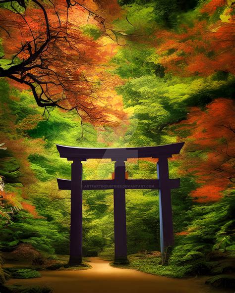 Torii Gate Study 2 - StarryAI by ArtFartIndustries on DeviantArt