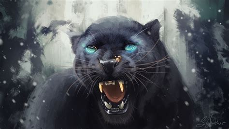 Cat Black Panther Wallpapers on WallpaperDog