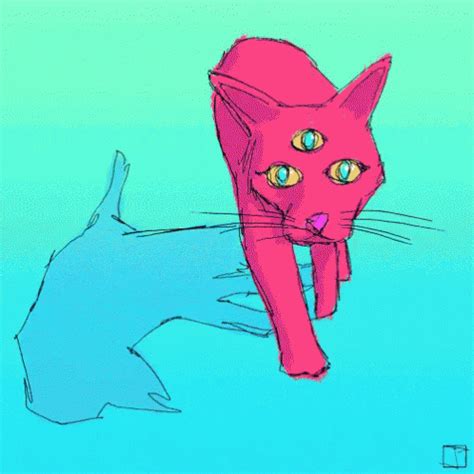 Trippy Three Eyes GIF - Trippy ThreeEyes Cat - Discover & Share GIFs ...