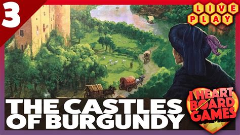 the Castles of Burgundy, 2p playthrough | Live Play Session 3 - YouTube