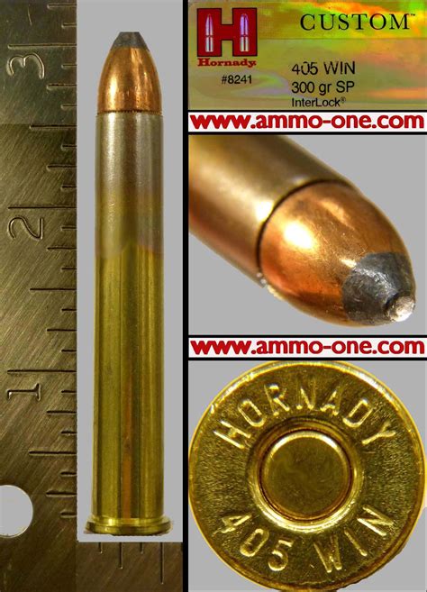 .405 Winchester by Hornady, JPS, One Cartridge not a Box - Ammo-One1