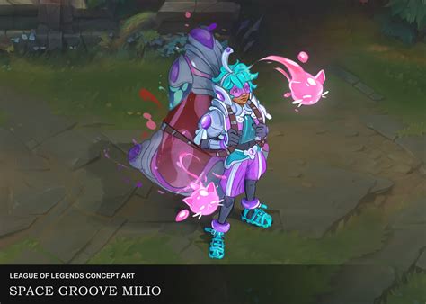 ArtStation - Space Groove Milio I Concept Skin I League of Legends