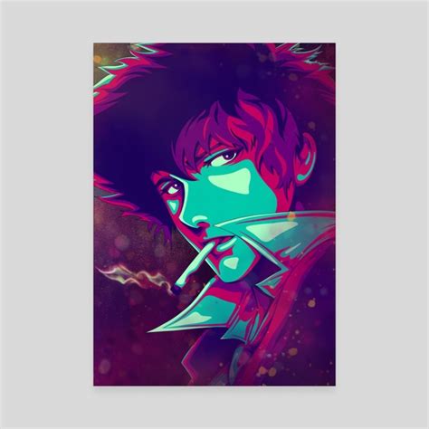 Cowboy Bebop Spike Fan Art, an art canvas by Eanna - INPRNT