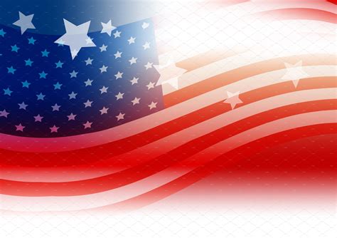 USA flag background design | Pre-Designed Illustrator Graphics ~ Creative Market