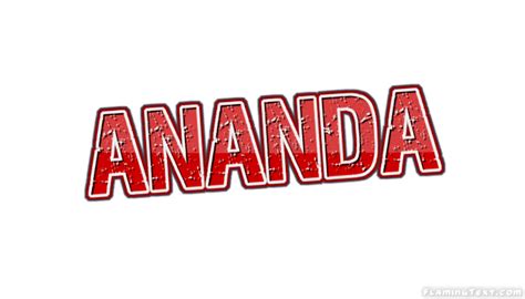 Ananda Logo | Free Name Design Tool from Flaming Text