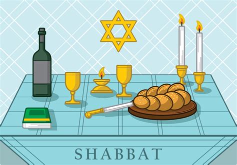 Download Shabbat Jewish Illustration for free | Ilustración de araña, Arte judío, Judios