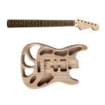 ST Style DIY Guitar Kit. Paulownia body, Maple neck and Laminated ...