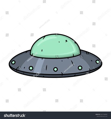 Flying Saucer Ufo Cartoon Alien Spaceship Stock Vector (Royalty Free) 1621760020 | Shutterstock