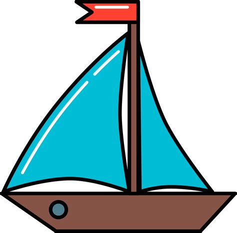 Premium Vector Cute Sailboat Cartoon Sail Boat Clipart Illustration | The Best Porn Website