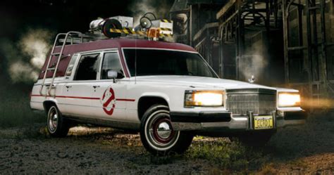 You could own this beautiful replica of the Ghostbusters Ecto-1 car