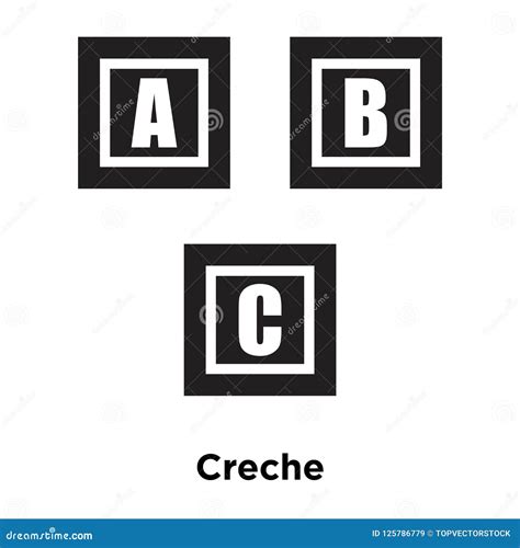 Creche Icon Vector Isolated on White Background, Logo Concept of Stock ...