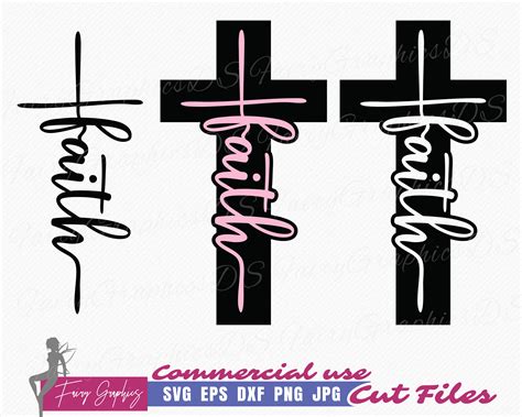 Faith Cross SVG Religious SVG Spiritual T-shirt Design - Etsy