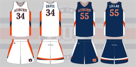 Auburn Tigers Men's Basketball Uniform History - Auburn Uniform Database