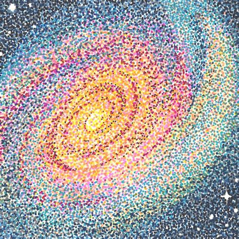 Andromeda Galaxy Drawing by Margaret Davenport - Pixels