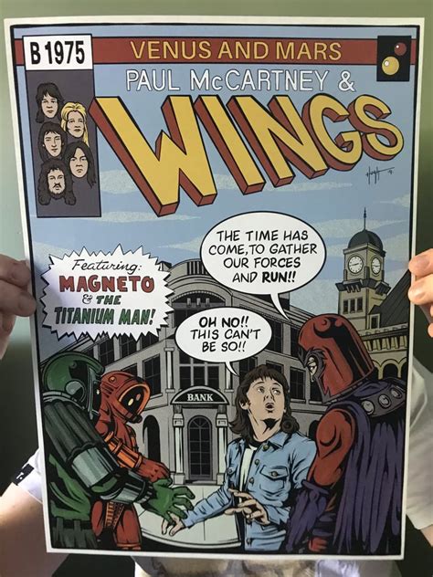 Magneto & Titanium Man - Paul McCartney & Wings Poster | By Hugh