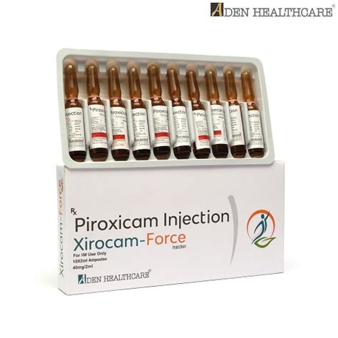 Piroxicam Injection Manufacturer / Supplier and PCD Pharma Franchise