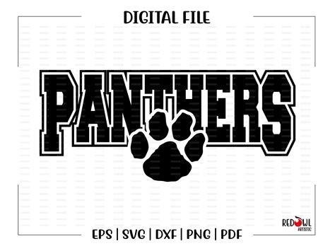 Panther Svg, Panthers Svg, Paw Svg, Panther, P, Panthers, Paw, Svg, Dxf, Eps, Png, Pdf ...