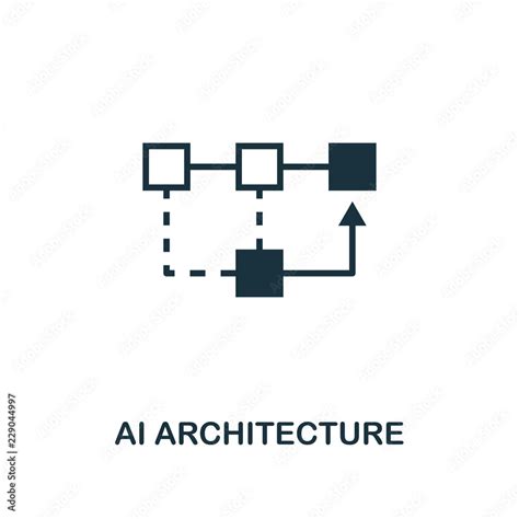 Ai Architecture icon. Premium style design from artificial intelligence icon collection. UI and ...